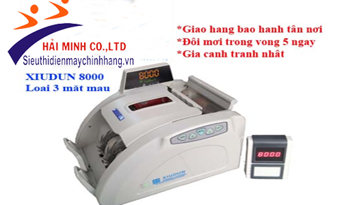 Máy đếm tiền xiudun chính hãng